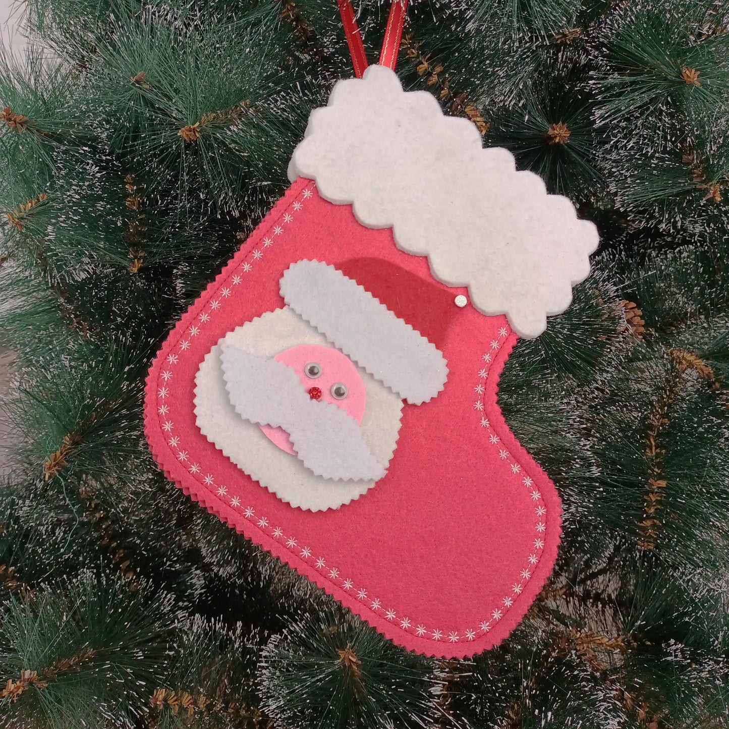 Santa Claus Boots - Carnation Color