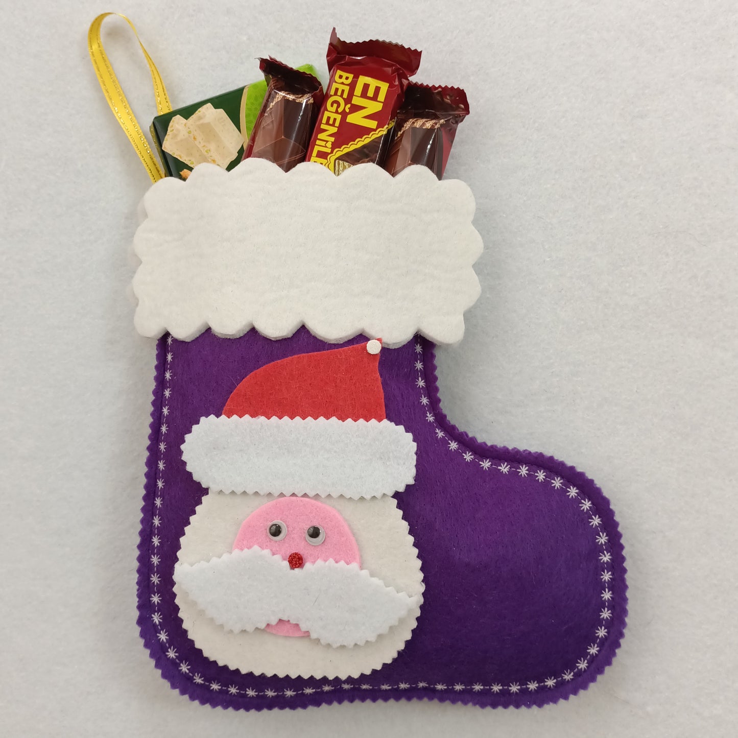 Santa Claus Boots - Purple