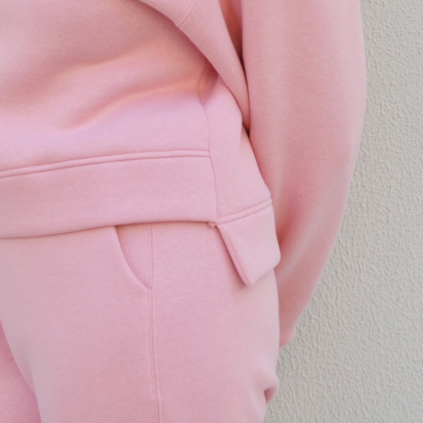 Sweatshirt Flora Pembe