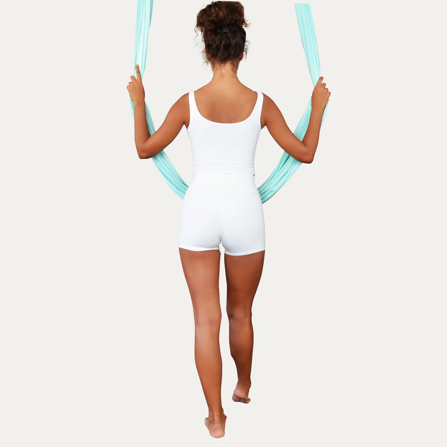 Şort Asata Ekru Nakışlı