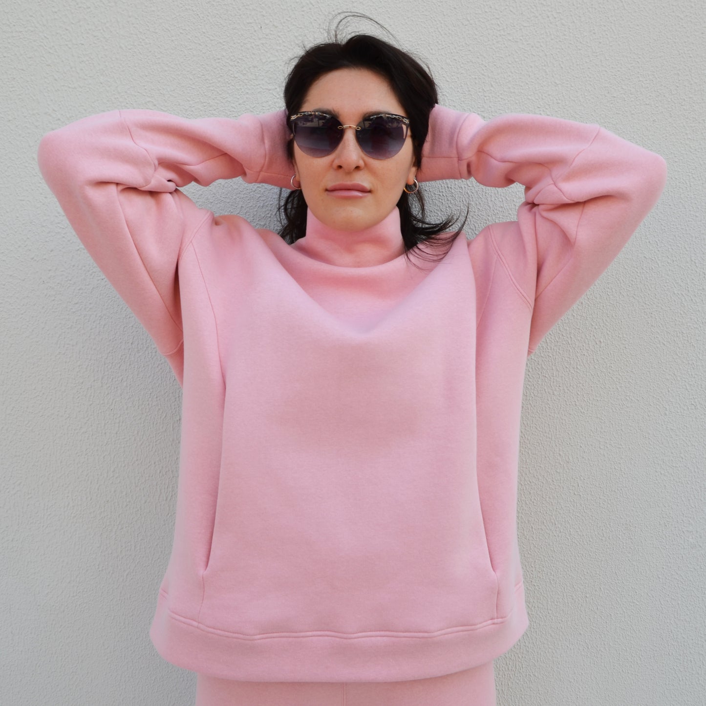 Sweatshirt Diona Pembe