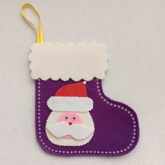 Santa Claus Boots - Purple