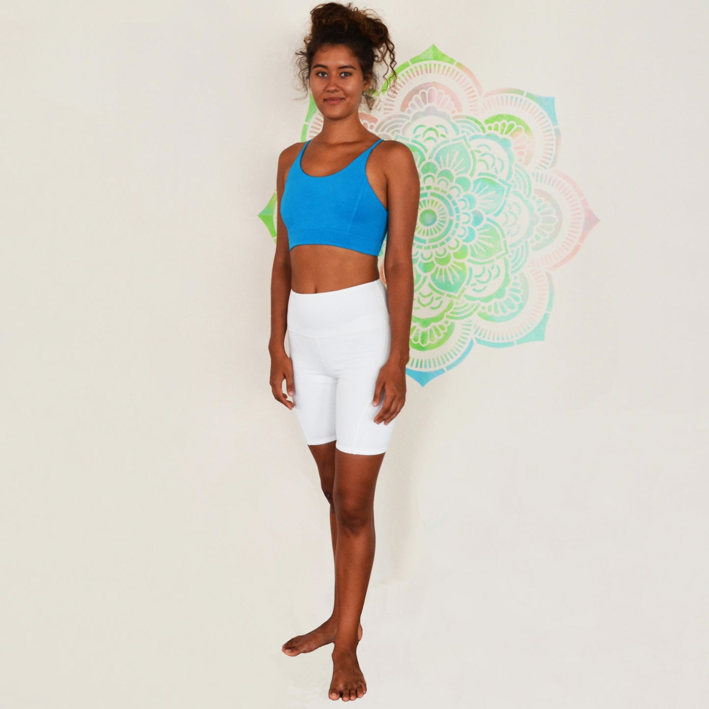 Cycle Leggings/Shorts Padma - Ecru White 