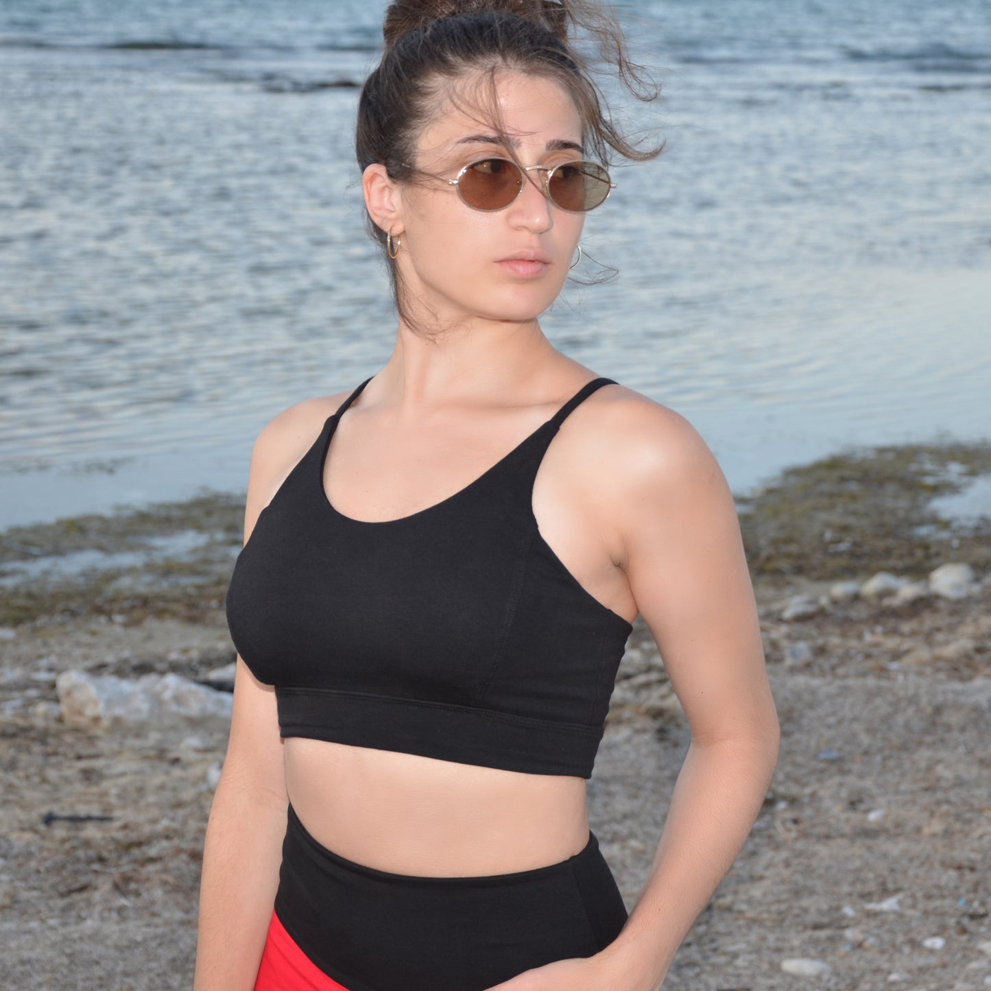 Crop Top Shanti Siyah